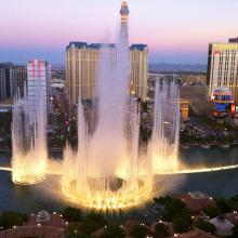 Bellagio Hotel's famous fountains. Image via Wylio http://bit.ly/tb6Xps Bellagio Hotel's famous fountains. Image via Wylio http://bit.ly/tb6Xps