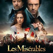 Movie poster for "Les Misérables" from Universal Studios, Christmas, 2012