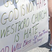 We condemn Westboro Baptist, but avoid real controversies that are hurting Chris