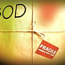 "I DON'T PUT GOD IN A BOX." Illustration by Cathleen Falsani/Sojourners. 