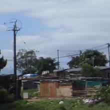 Squatter camp in South Africa. Photo courtesy of Tom Getman.