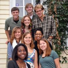 Sojourners' 2012-2013 interns.