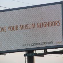 Sojourners billboard in Joplin, Mo. Photo by Rev. Jill Cameron Michel