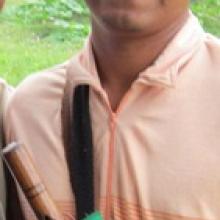 Indigenous Guard member in Cauca (2011 photo).