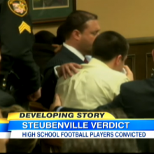 Screenshot from trial video, ABC News