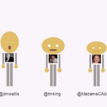 Sojo web team as "Tweeple."
