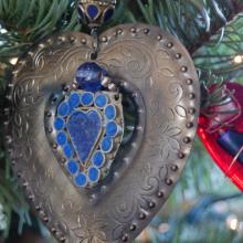 Christmas tree detail. Photo by Cathleen Falsani for Sojourners. 