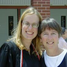 Katie and Kay, photo courtesy Kay and Gordon Stewart
