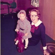 Cathleen and Helen Falsani in 1973. Photo courtesy of the author. 
