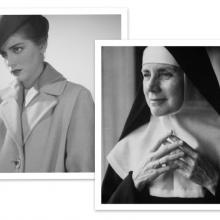Mother Dolores Hart, as Hollywood starlet and after. Photos by Getty Images.
