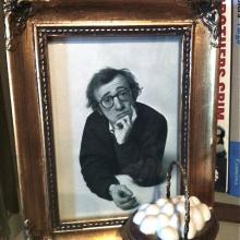 The author's basket of eggs and Mr. Allen.