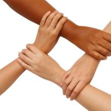 Interlocking hands, Praisaeng / Shutterstock.com