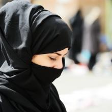 Muslim woman with hijab. Image via 	Zurijeta / Shutterstock.
