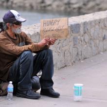 Homeless man photo, JustASC / Shutterstock.com