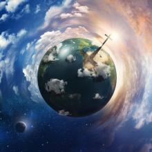 Cross shadow on earth, Cardens Design / Shutterstock.com
