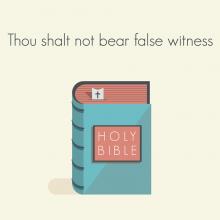 The ninth commandment illustration, Siarhei Tolak / Shutterstock.com
