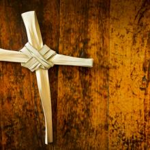 Palms fashioned into a cross, Ricardo Reitmeyer / Shutterstock.com