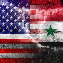 U.S. and Syrian flags, PromesaArtStudio / Shutterstock.com