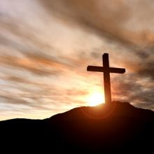 Cross on a hill, Spectral-Design / Shutterstock.com