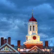 Dunster House White Tower and Red Dome at Harvard, Jorge Salcedo / Shutterstock.