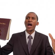 Preacher photo, Dennis Owusu-Ansah / Shutterstock.com