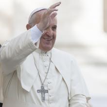 Pope Francis in October in St. Peter's Square. giulio napolitano / Shutterstock.