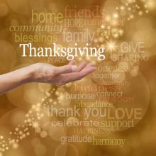 Thankfulness. Image courtesy Nikki Zalewski/shutterstock.com
