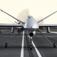 Drone preparing for takeoff. Image courtesy Digital Storm/shutterstock.com