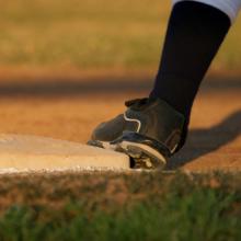 Baseball runner's foot, Lauren Simmons / Shutterstock.com