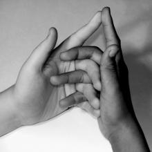  'Here is the Steeple' hand game, Anita Patterson Peppers / Shutterstock.com