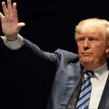 Donald Trump salutes supporters at the Peabody Opera House in Downtown St. Louis in March. Donald Trump salutes supporters at the Peabody Opera House in Downtown St. Louis in March.