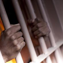Hands behind bars, Dan Bannister / Shutterstock.com