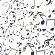 Musical notes, graph / Shutterstock.com