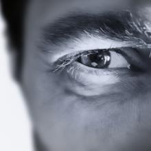 Close-up of a man's face, Tudor Catalin Gheorghe / Shutterstock.com