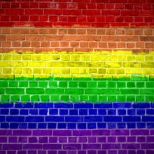 rainbow wall image by Antony McAulay  / Shutterstock