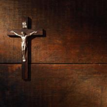 Wooden crucifix photo, cosma / Shutterstock.com
