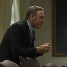 Kevin Spacey in Season 3 of Netflix’s “House of Cards.” Photo by David Giesbrech