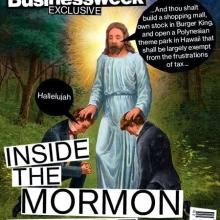 The July 13 cover of Bloomberg Businessweek that's come under fire from Mormon l