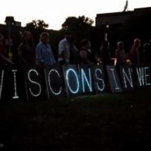 Aug. 5, 2012 vigil in Wisconsin, RNS photo by Lacy Landre