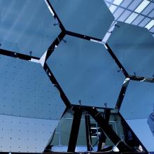 Mirrors on the James Webb Space Telescope / NASA/MSFC/David Higginbotham/Emmett Given Mirrors on the James Webb Space Telescope / NASA/MSFC/David Higginbotham/Emmett Given