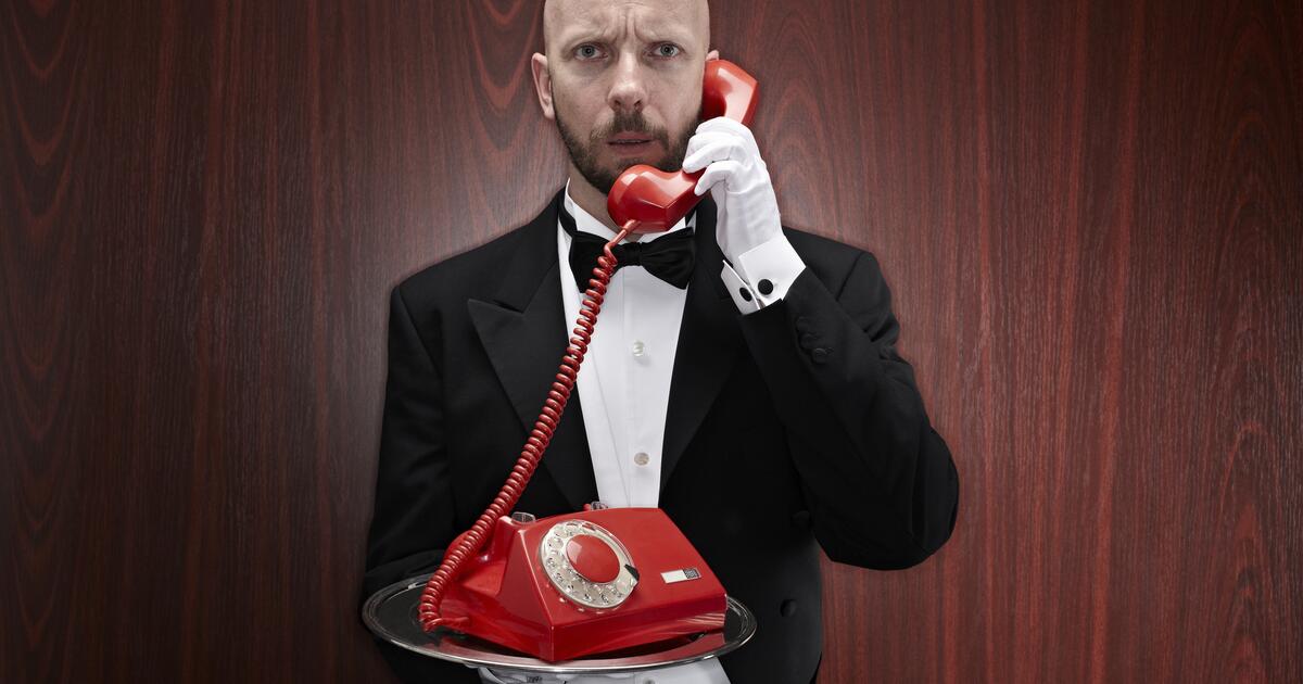 Man Using Red Telephone The Red Phone | Sojourners