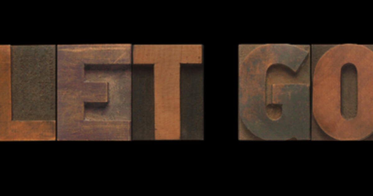 To Let Go Latin Letting Go ... | Sojourners