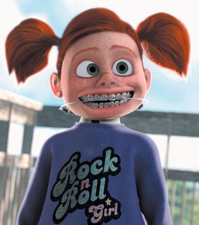 Darla Sherman from "Finding Nemo."