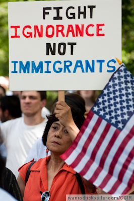 Immigration Protest at White House