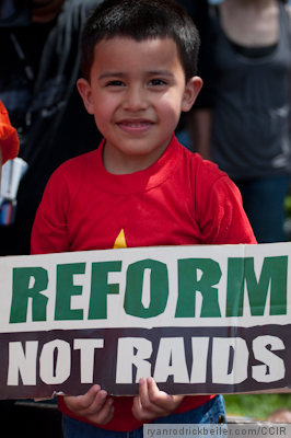 Immigration Protest at White House