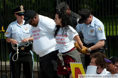 Immigration Protest at White House