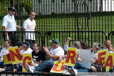 Immigration Protest at White House