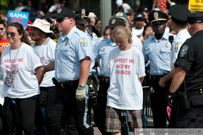 Immigration Protest at White House