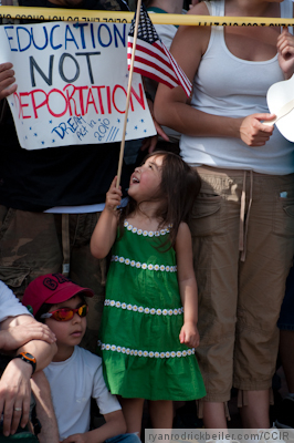 Immigration Protest at White House