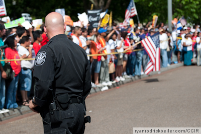 Police at Protest